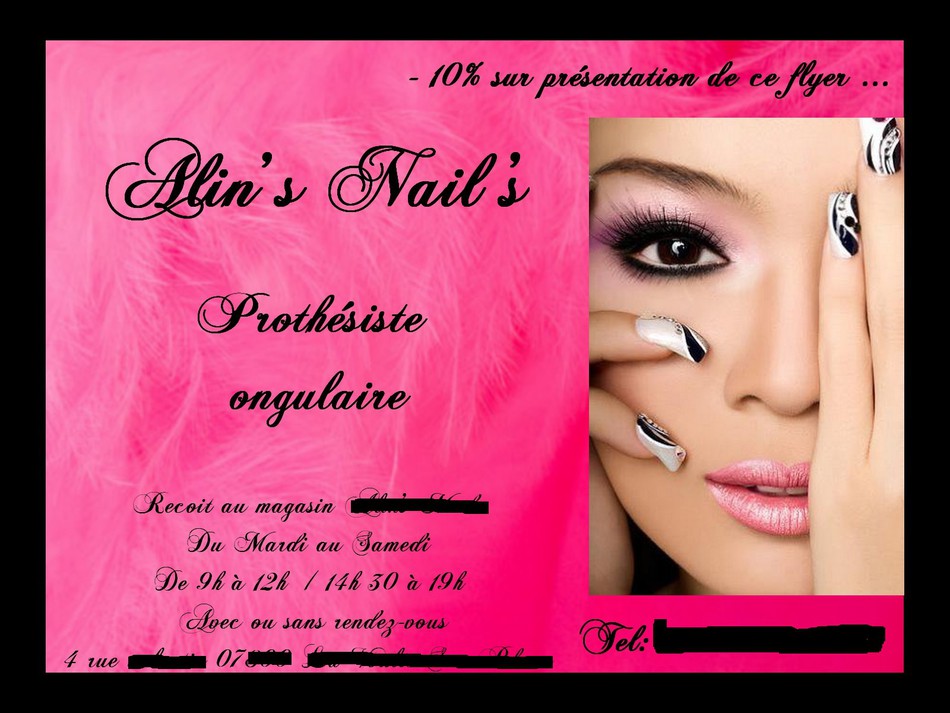 Besoin d'avis sur mon flyer | Forum manucure: Nail art et ongle